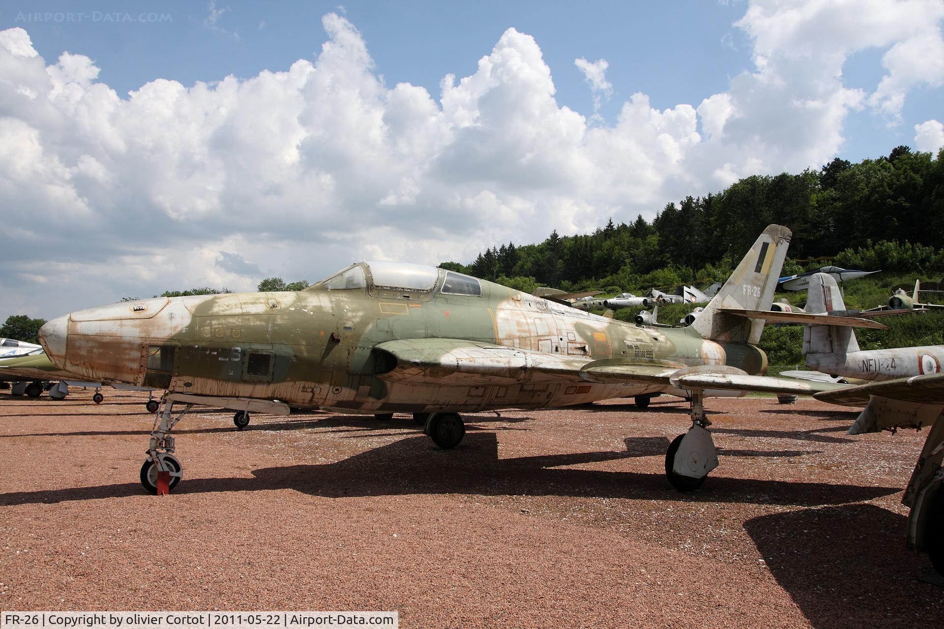 FR-26, 1951 Republic RF-84F Thunderflash C/N Not found (51-1886), Savigny les Beaune