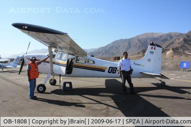 OB-1808, Cessna 185 Skywagon Skywagon C/N Not found OB-1808, 17-06-2009 - Cessna 185 Skywagon OB-1808 - After one hour flight above Naska Lines