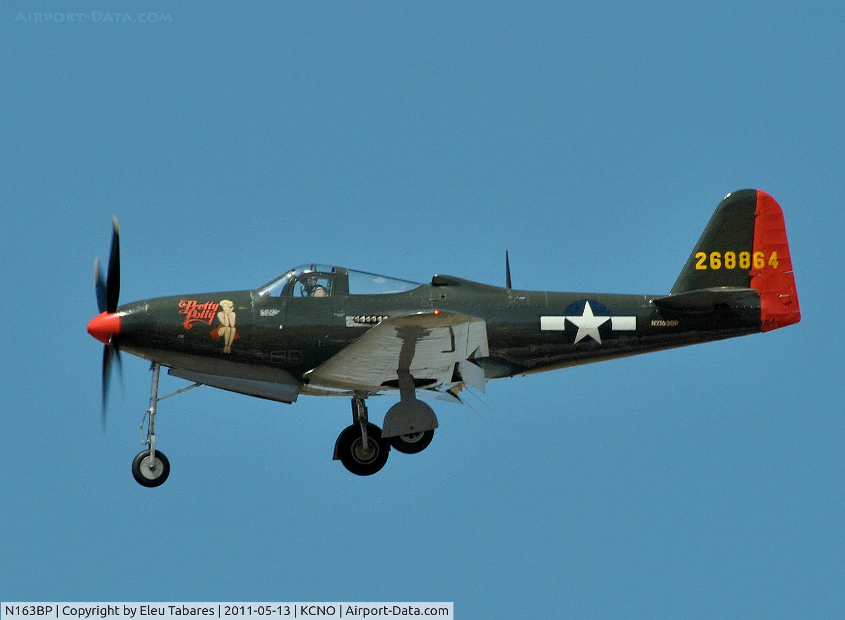 N163BP, 1945 Bell P-63C Kingcobra C/N 091263RP, Taken at Chino Air Show, Chino, California.