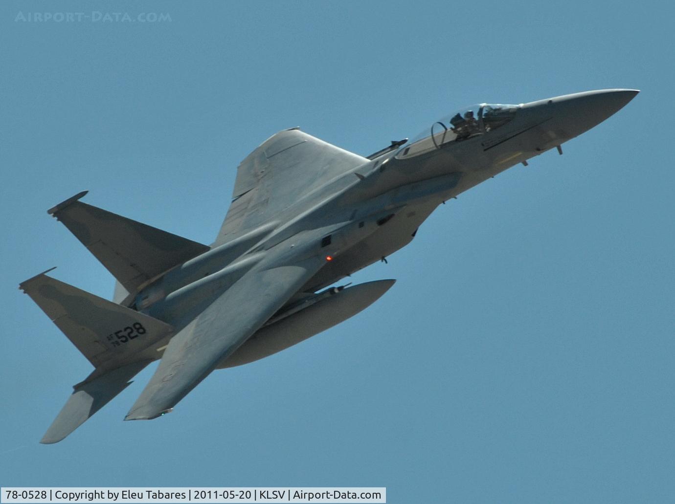 78-0528, McDonnell Douglas F-15C Eagle C/N 0517/C061, Taken during Green Flag Exercise at Nellis Air Force Base, Nevada.
