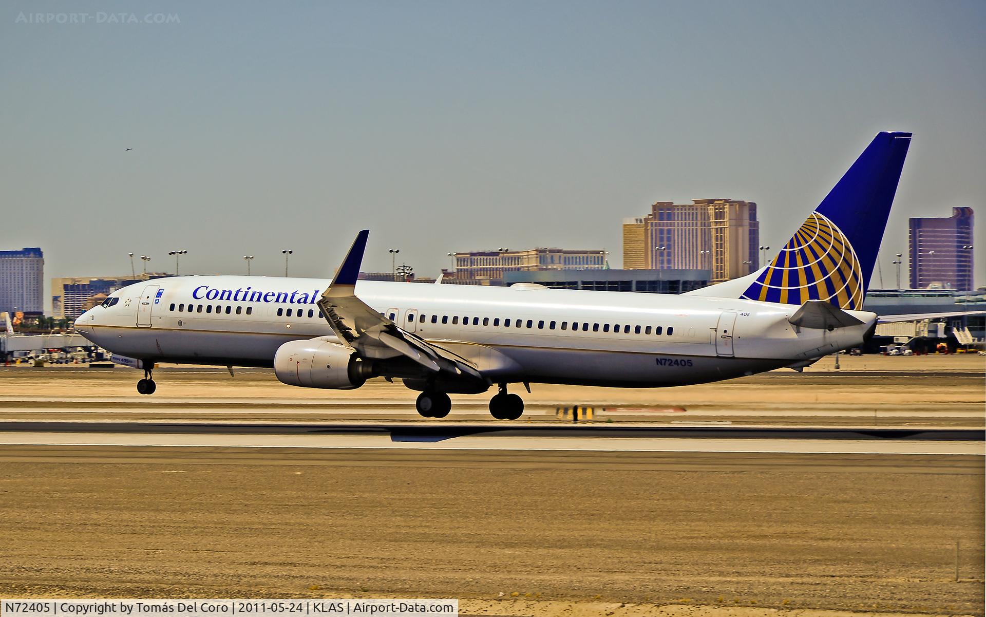 N72405, 2001 Boeing 737-924 C/N 30122, Continental Airlines Boeing 737-924 N72405 (cn 30122/911)Las Vegas - McCarran International (LAS / KLAS)USA - Nevada, May 24, 2011Photo: Tomas Del Coro