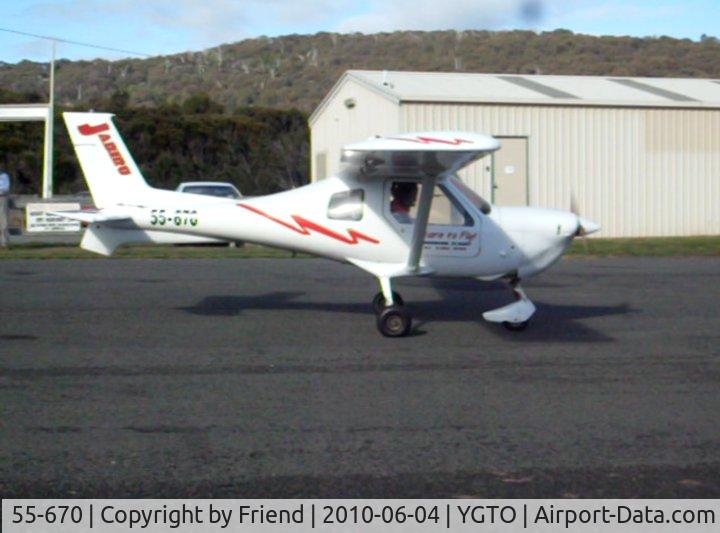 55-670, Jabiru LSA 55/2J C/N Not found 5-670, Jabiru 670 parked at the Main parking area, Georgetown Airport