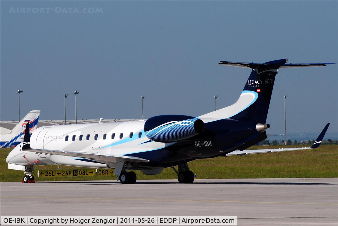 OE-IBK, 2009 Embraer ERJ-135BJ 600 Legacy C/N 14501110, Visitor from south of Germany.