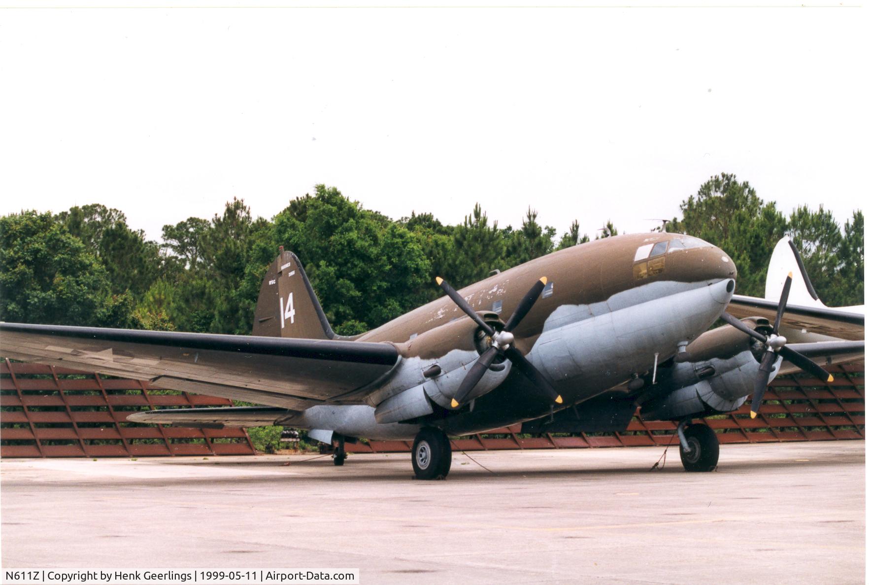N611Z, 1955 Curtiss C-46A Commando C/N 421/398CK, Pensacola Naval Aviation Museum