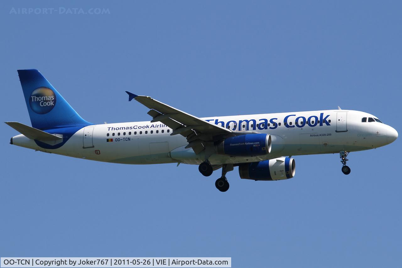 OO-TCN, 1993 Airbus A320-232 C/N 425, Thomas Cook Airlines Belgium
