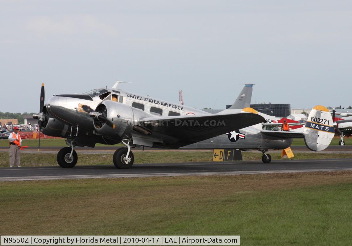 N9550Z, 1953 Beech C-45H/18S Expeditor C/N AF-586, C-45H