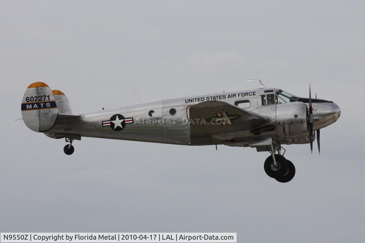 N9550Z, 1953 Beech C-45H/18S Expeditor C/N AF-586, C-45H