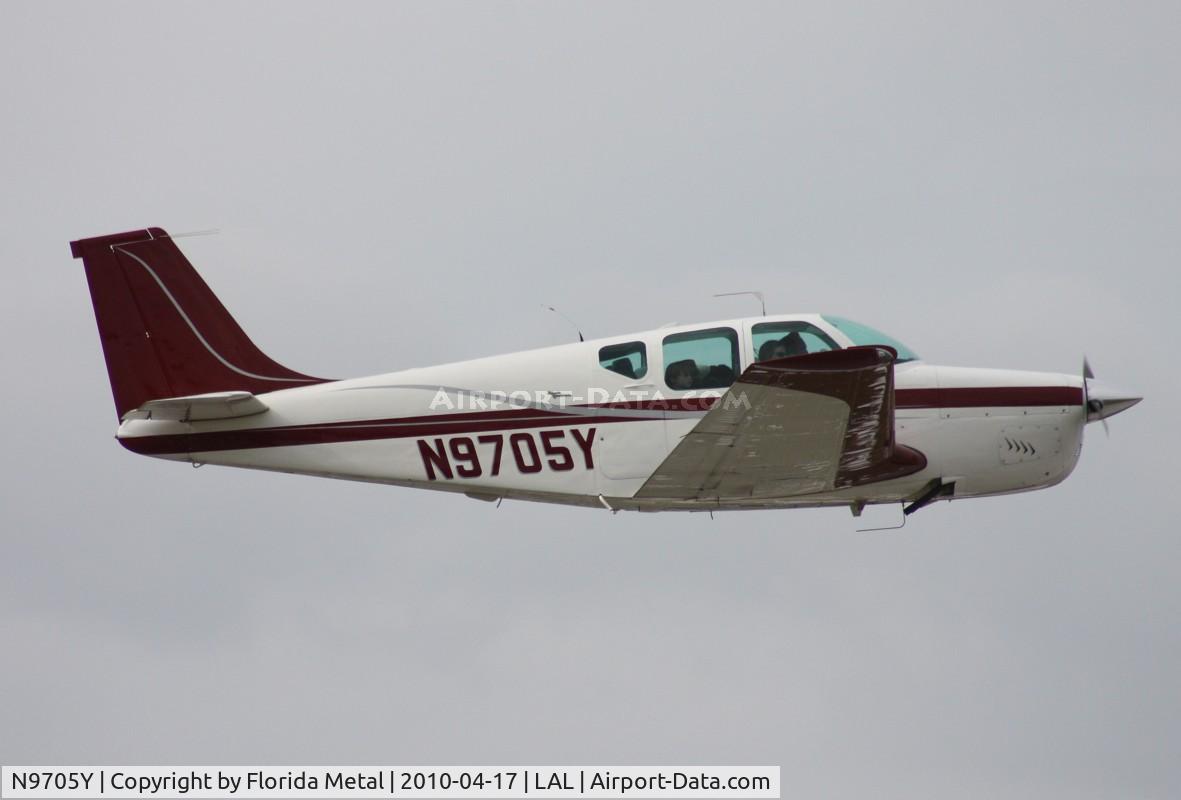 N9705Y, 1963 Beech 35-B33 Debonair C/N CD-598, Beech 33