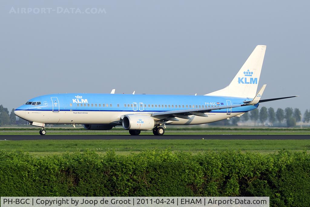PH-BGC, 2008 Boeing 737-8K2 C/N 30361, one of the new Boeing 737's of KLM