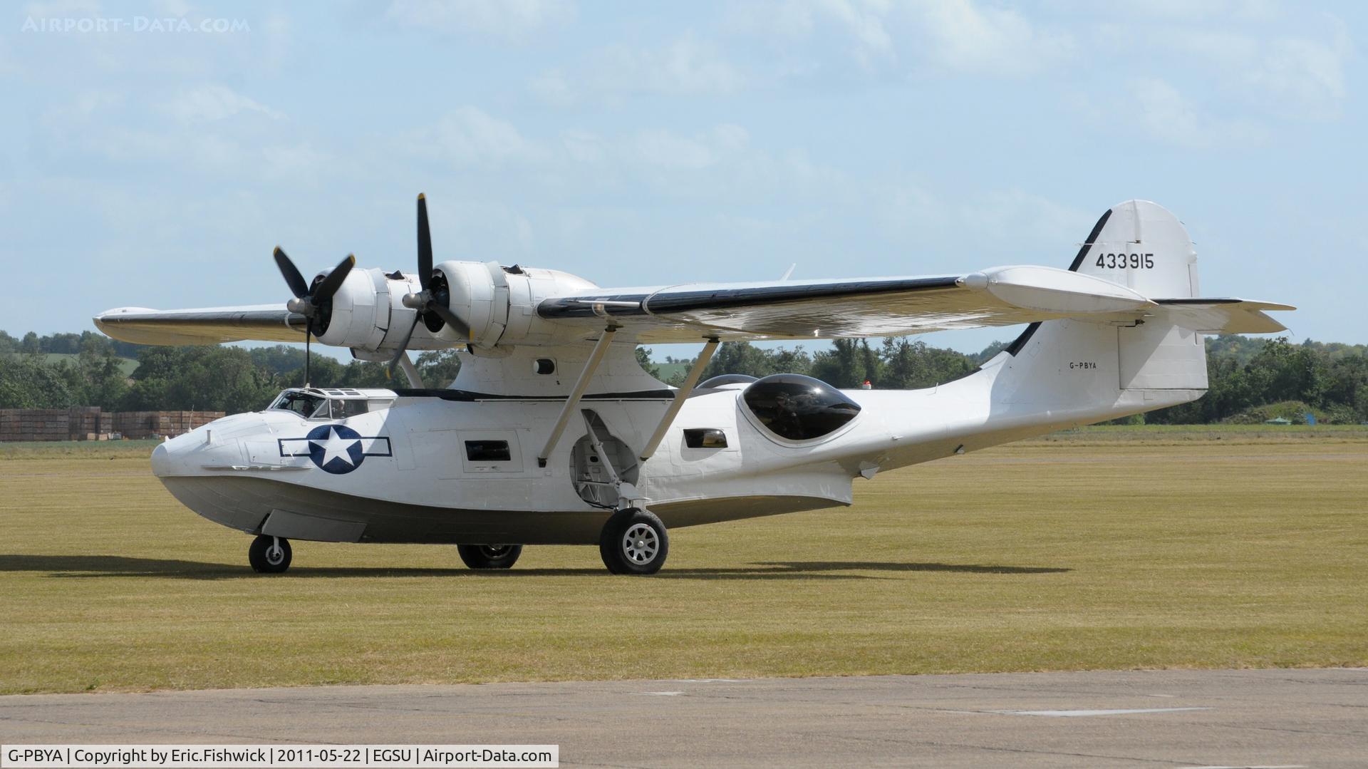 G-PBYA, 1944 Consolidated (Canadian Vickers) PBV-1A Canso A C/N CV-283, 1. G-PBYA at Duxford's Spring Air Show, May 2011