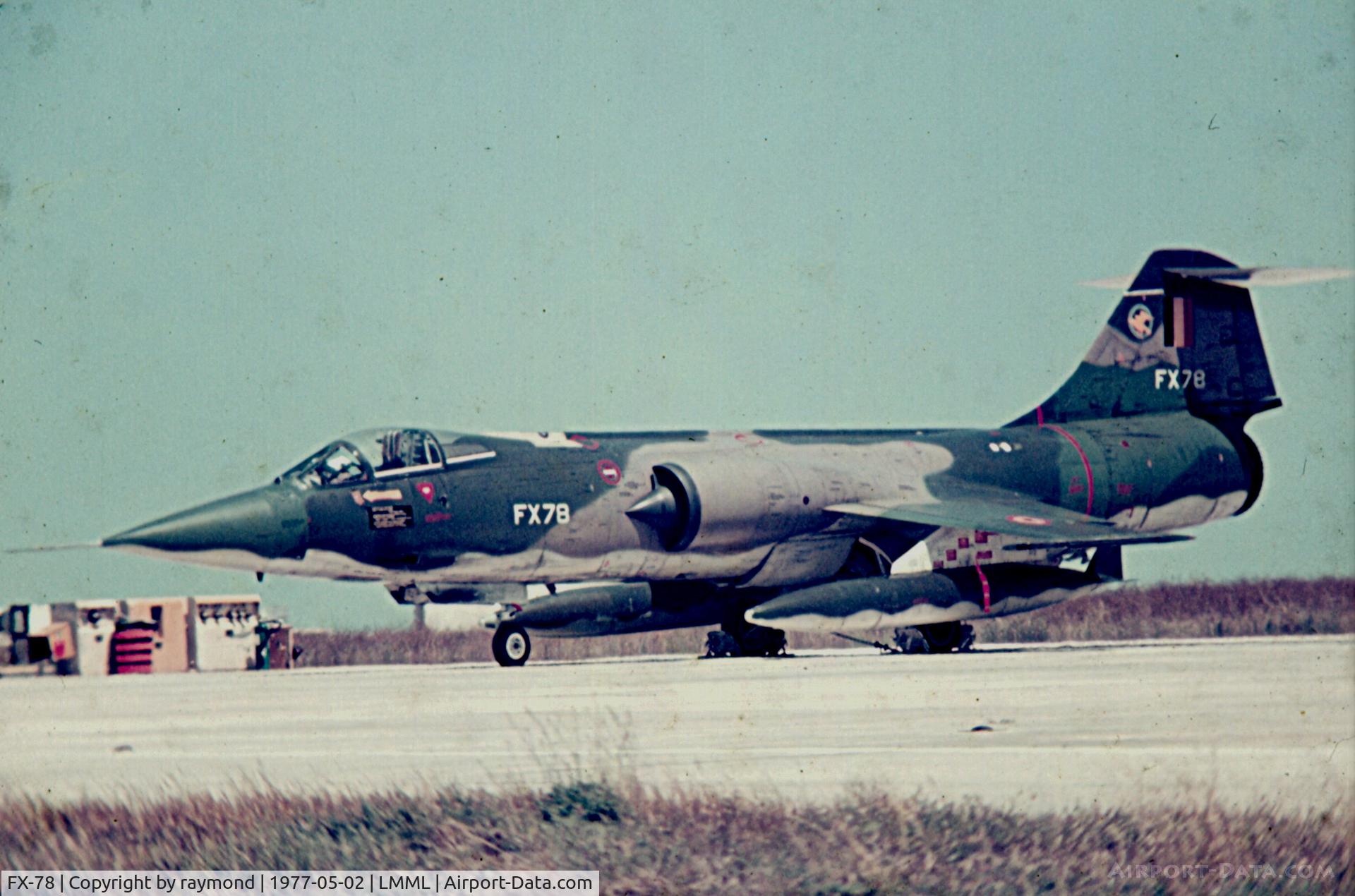 FX-78, Lockheed F-104G Starfighter C/N 683D-9133, F104 Starfighter FX-78 Belgian Air Force