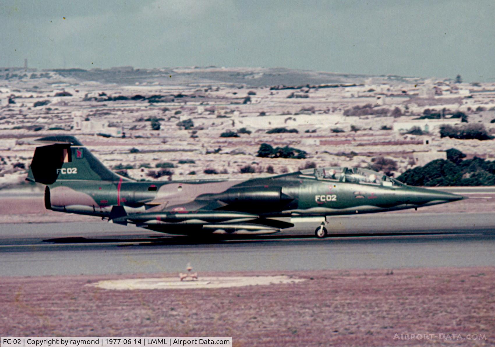 FC-02, 1964 Lockheed TF-104G Starfighter C/N 583D-5787, F104 Starfighter FC-02 Belgian Air Force