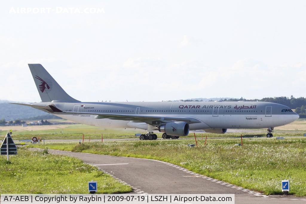 A7-AEB, 2004 Airbus A330-302 C/N 637, Taxiing to dock E