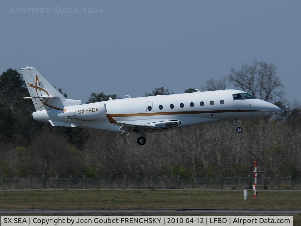 SX-SEA, 2007 Gulfstream Aerospace G200 C/N 163, landing 05