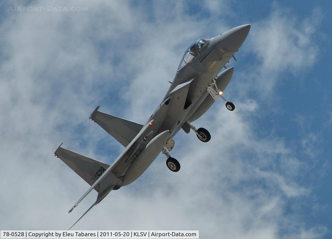 78-0528, McDonnell Douglas F-15C Eagle C/N 0517/C061, Taken during Green Flag Exercise at Nellis Air Force Base, Nevada.