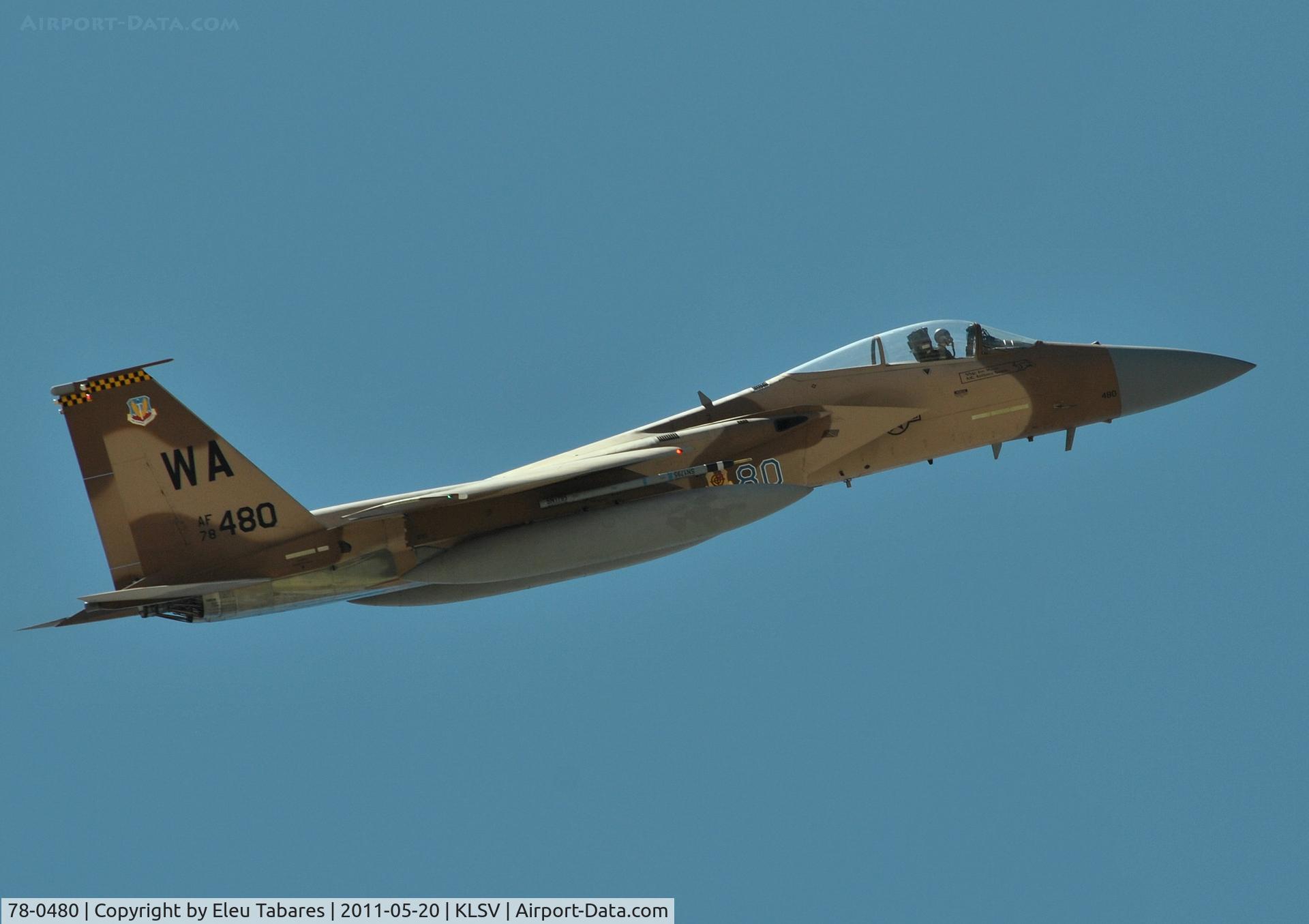 78-0480, 1978 McDonnell Douglas F-15C Eagle C/N 0460/C013, Taken during Green Flag Exercise at Nellis Air Force Base, Nevada.