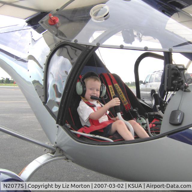 N2077S, 2002 Euro Ala Jet Fox JF.97 C/N 0037/002-US, Fletcher Morton going for a ride.