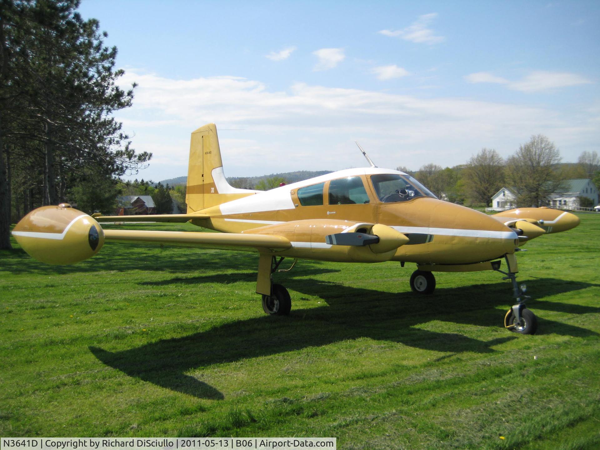 N3641D, 1956 Cessna 310 C/N 35341, N3641D at Basin Harbor Vermont on May 13, 2011