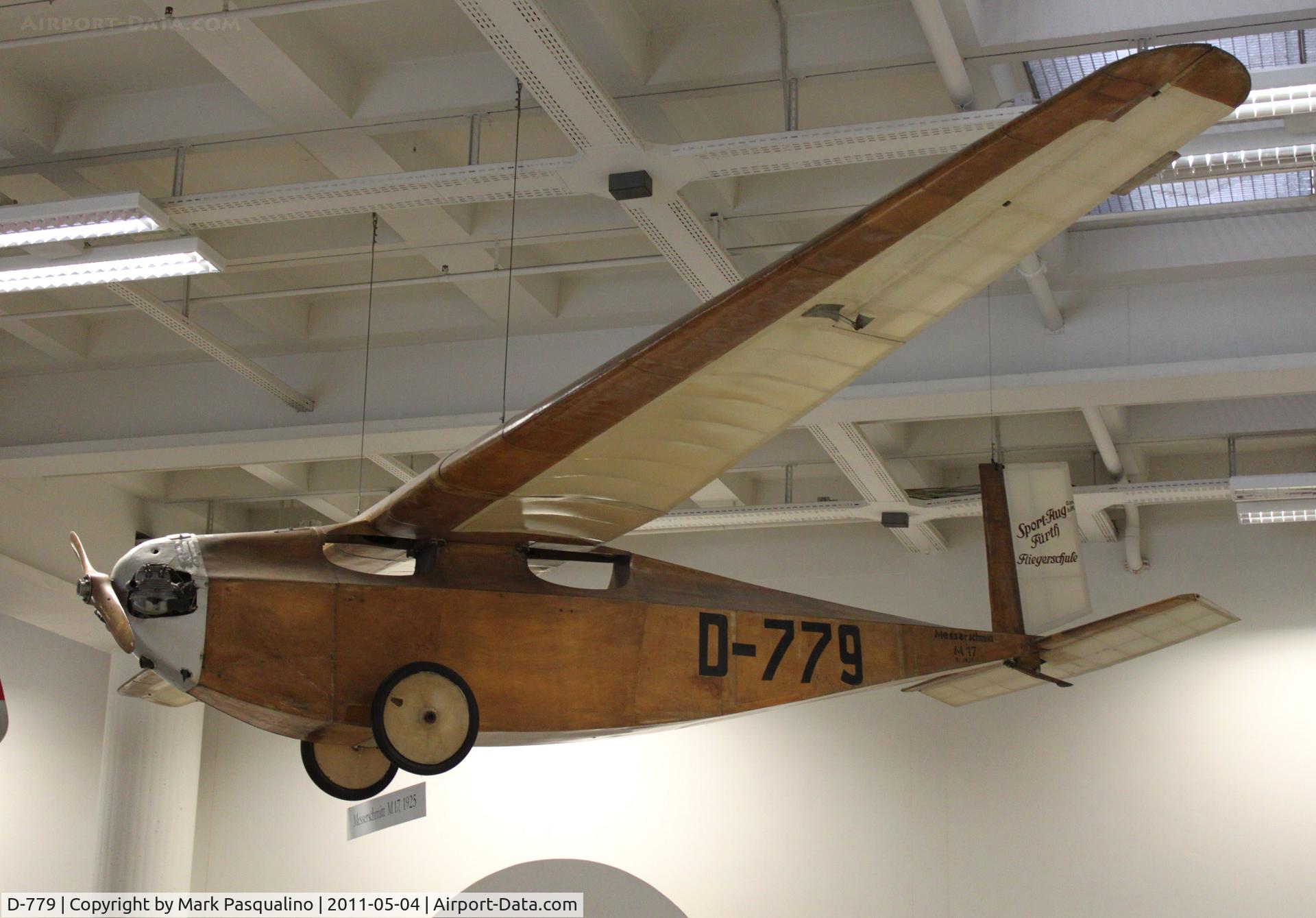 D-779, 1925 Messerschmitt M-17 C/N 25, Messerschmitt M 17