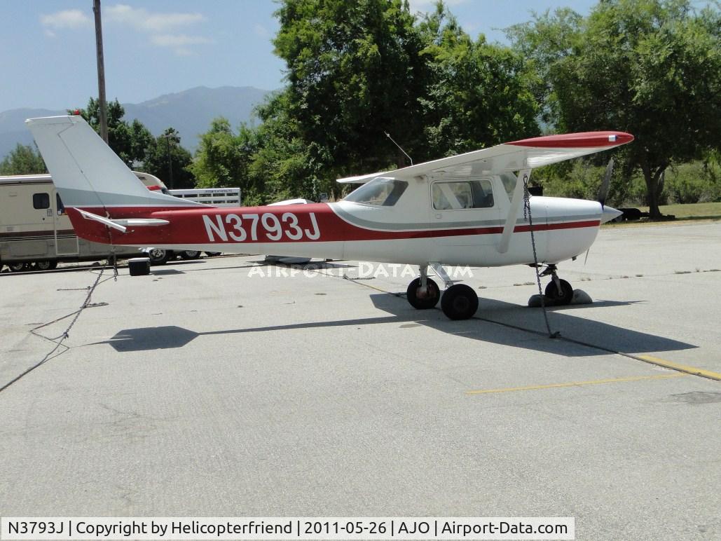 N3793J, 1966 Cessna 150G C/N 15065093, Parked in the eastern most parking area