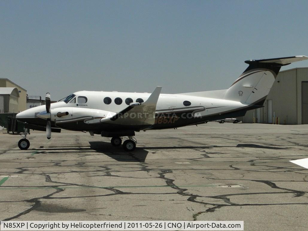 N85XP, 1984 Beech B200 King Air C/N BB-1202, Parked south of the paint shop area
