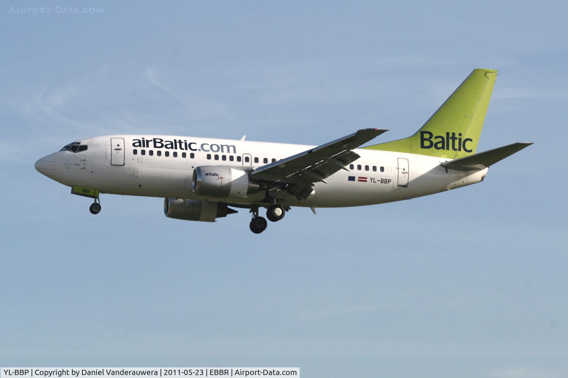 YL-BBP, 1992 Boeing 737-522 C/N 26688, Arrival of flight BT601 to RWY 25L