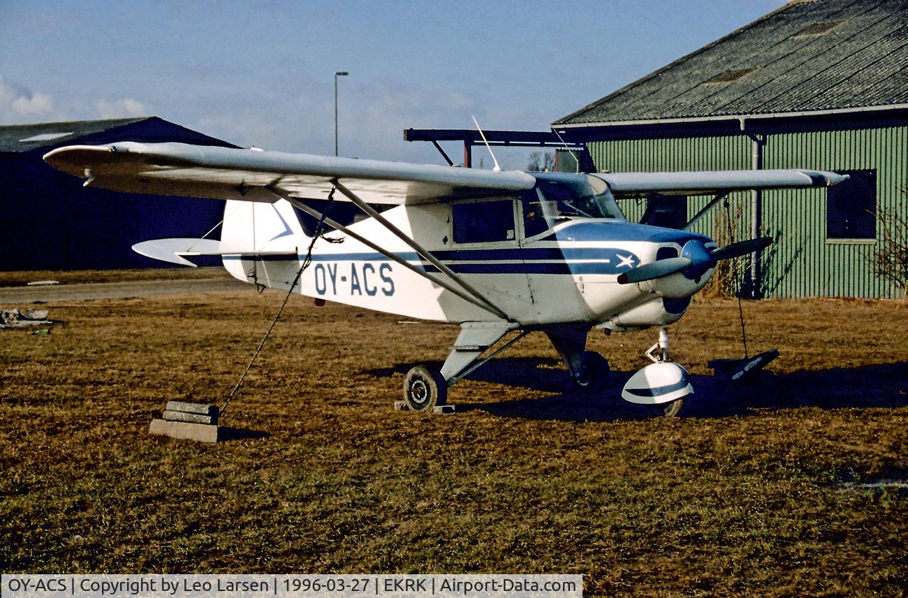 OY-ACS, 1961 Piper PA-22-108 Colt C/N 22-9116, Roskilde DK 27.3.96