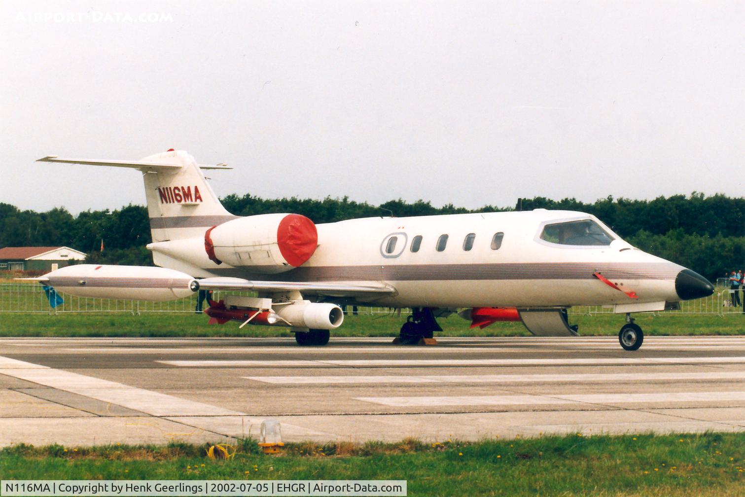 N116MA, 1977 Gates LearJet 36A C/N 029, Dutch AF Open House 2002