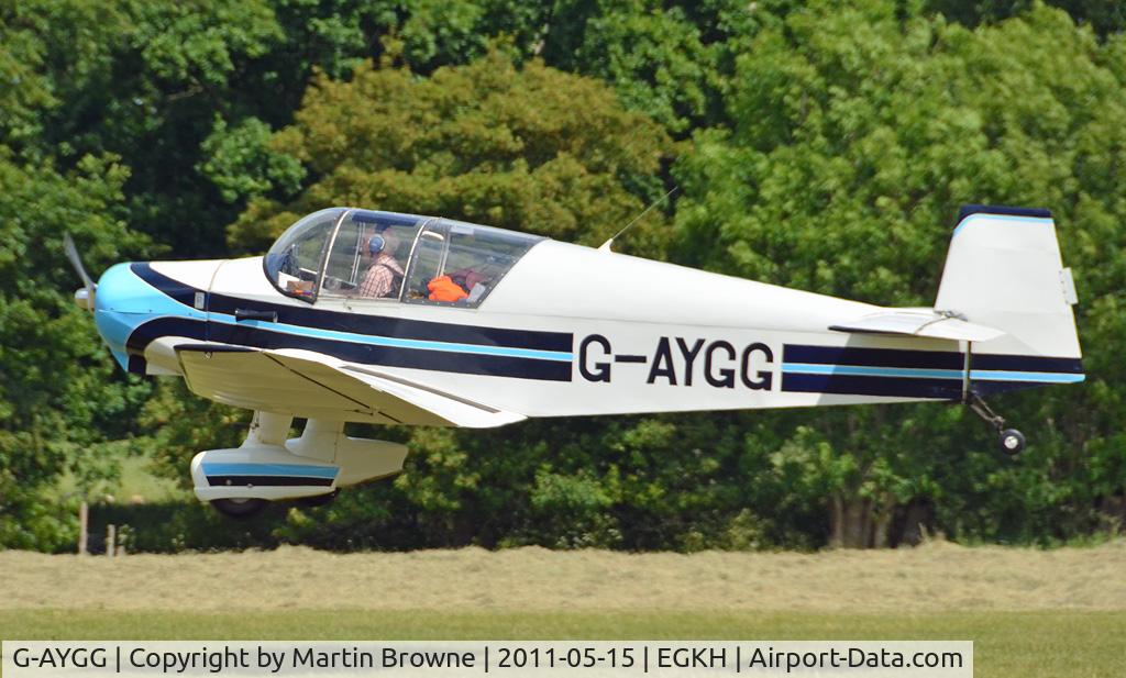 G-AYGG, 1960 Jodel (Wassmer) D-120 Paris-Nice C/N 184, SHOT AT HEADCORN