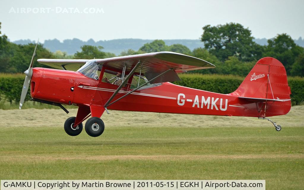 G-AMKU, 1951 Auster J-1B Aiglet C/N 2721, SHOT AT HEADCORN