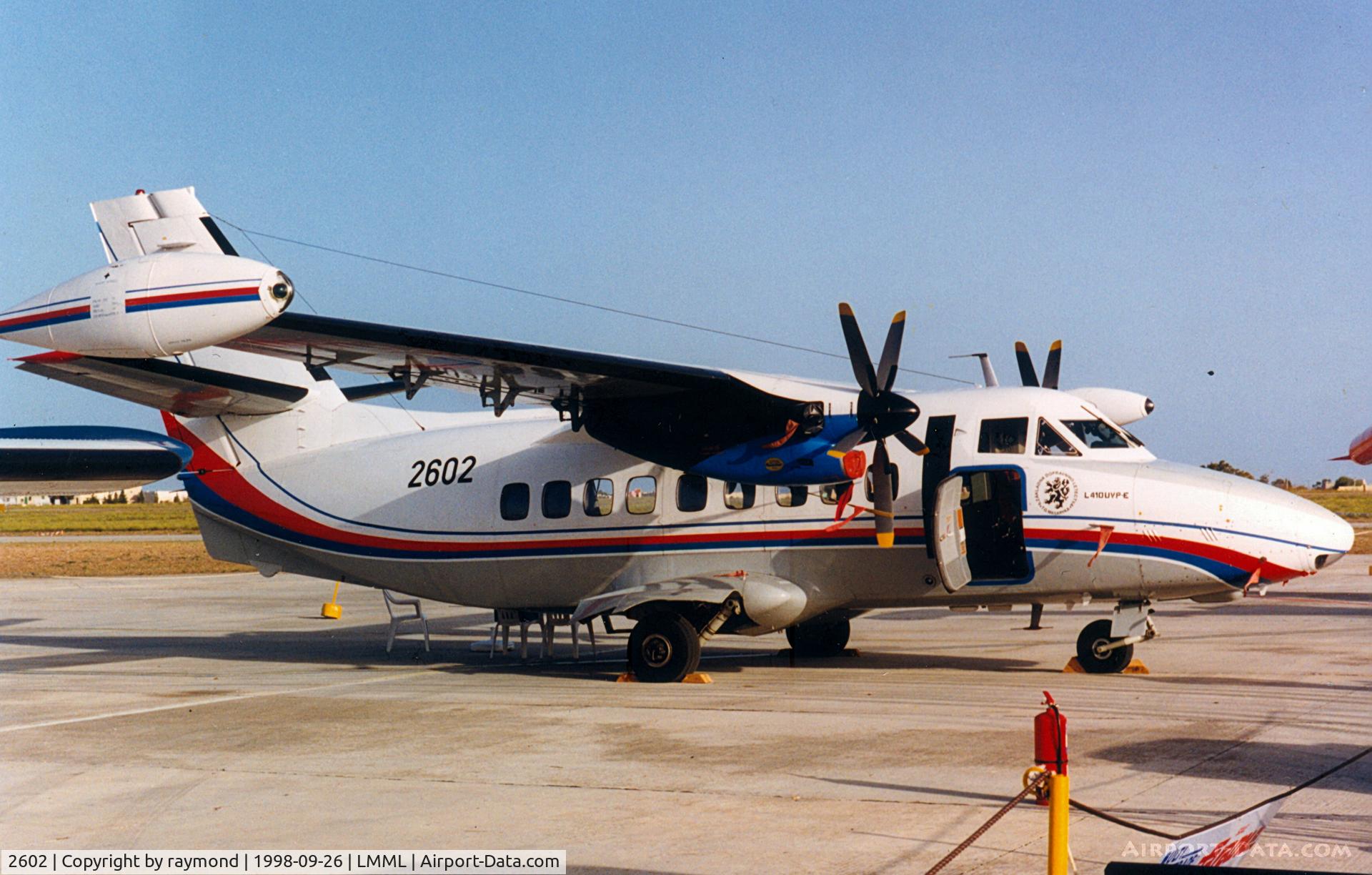2602, 1991 Let L-410UVP-E Turbolet C/N 912602, Let410 2610 Czech Air Force