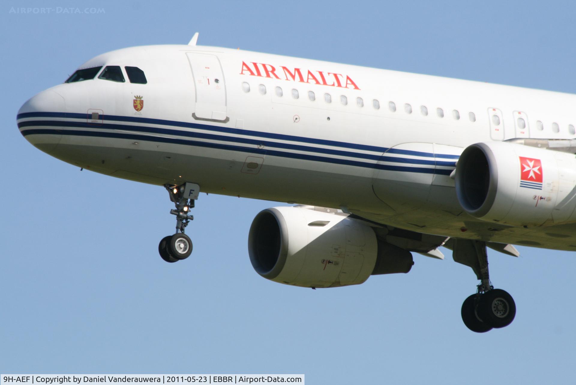 9H-AEF, 2003 Airbus A320-214 C/N 2142, Arrival of flight KM7610 to RWY 25L