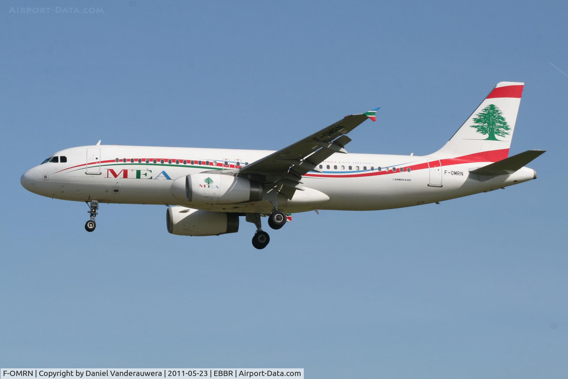 F-OMRN, 2010 Airbus A320-232 C/N 4339, Arrival of flight ME215 to RWY 25L