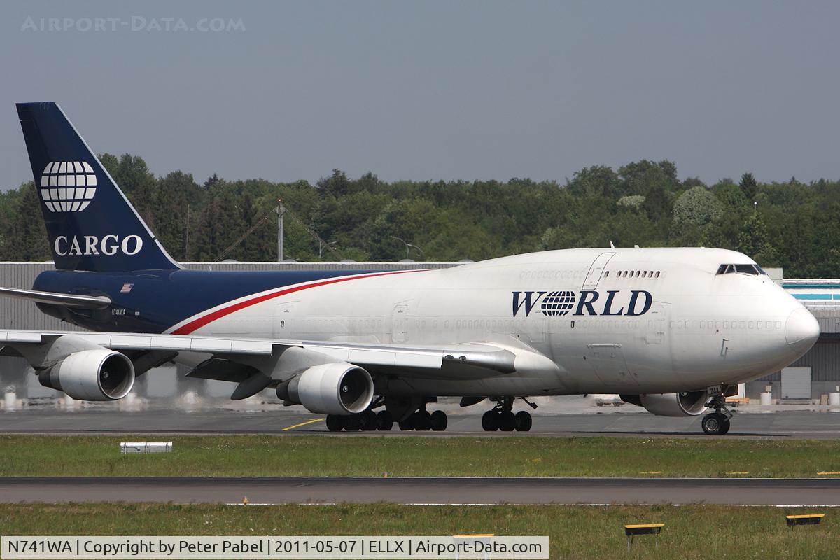 N741WA, 1993 Boeing 747-4H6 C/N 25702, LUX