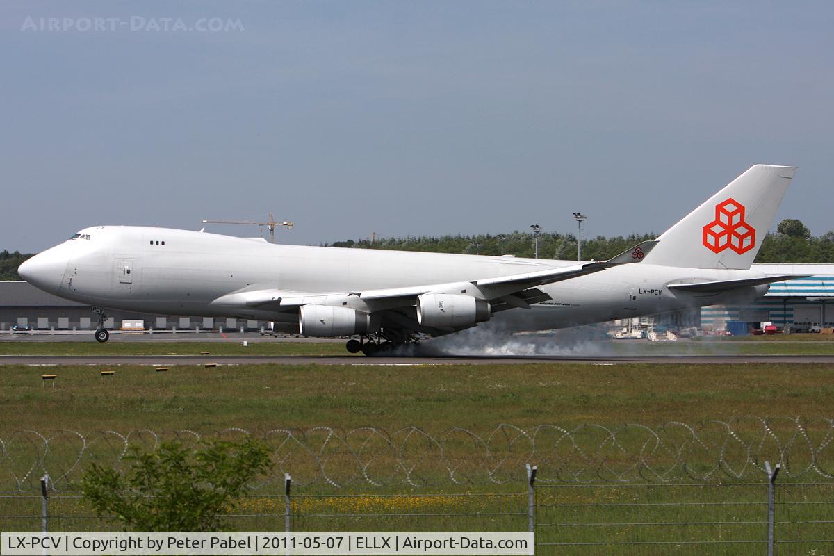LX-PCV, 1999 Boeing 747-4R7F/SCD C/N 29732, LUX