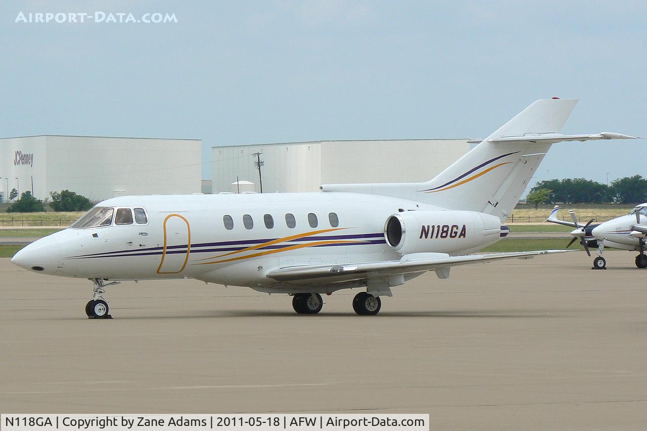 N118GA, British Aerospace BAe.125 Series 800A C/N 258108, At Alliance Airport - Fort Worth, TX
