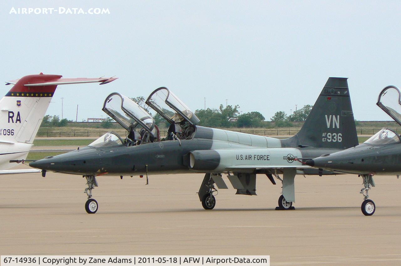 67-14936, 1967 Northrop T-38A-70-NO Talon C/N T.6077, At Alliance Airport - Fort Worth, TX