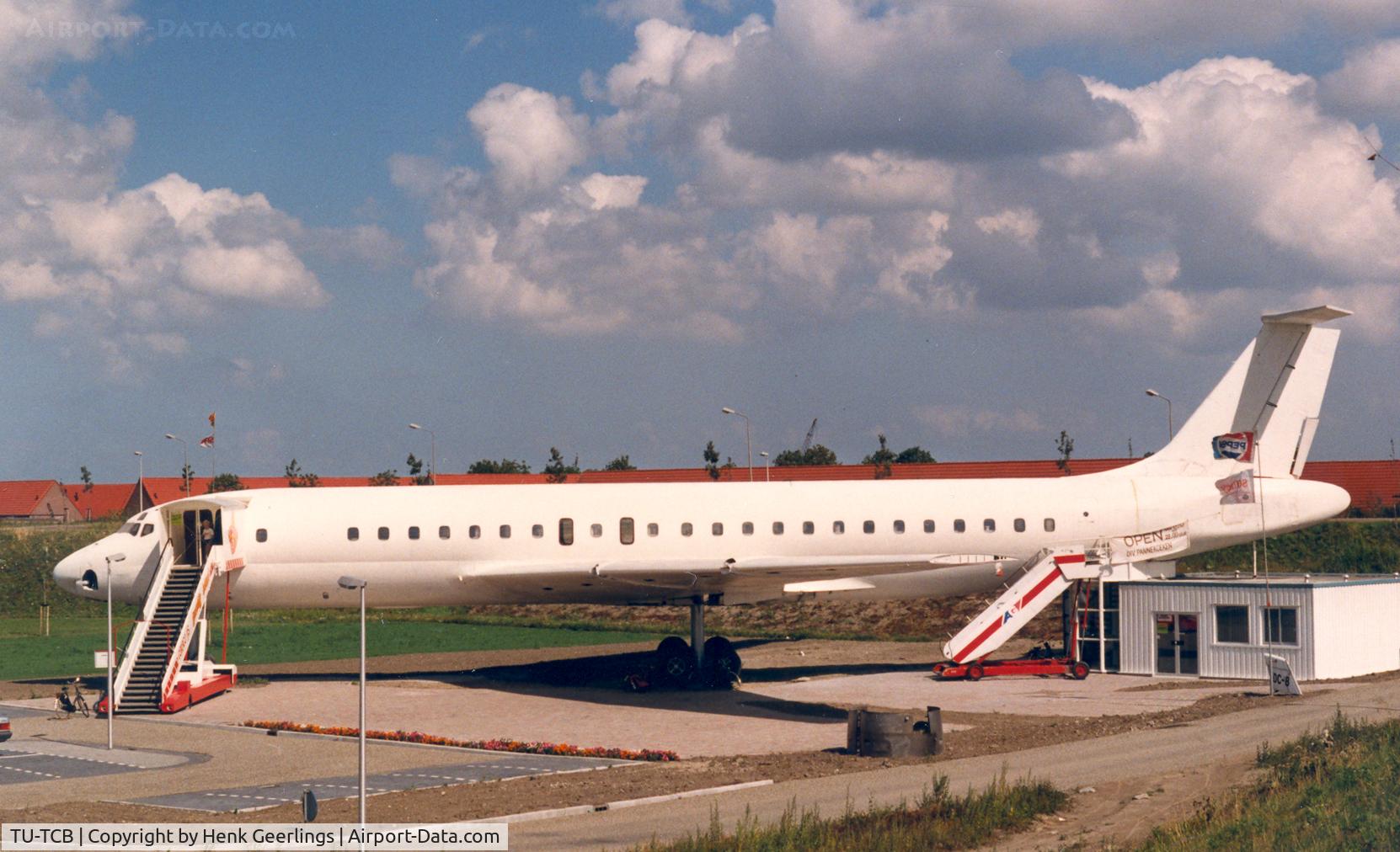 TU-TCB, 1963 Douglas DC-8-53 C/N 45671, DC-8 ex Air Afrique.

Converted into a restaurant.

Purmerend, The Netherlands
