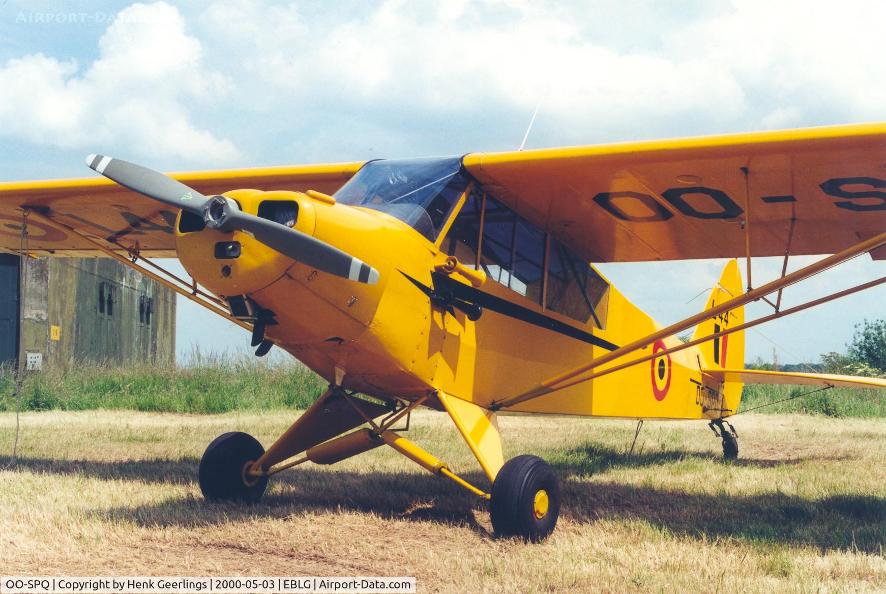 OO-SPQ, 1953 Piper L-18C Super Cub (PA-18-95) C/N 18-3118, Heli Meet Bierset
