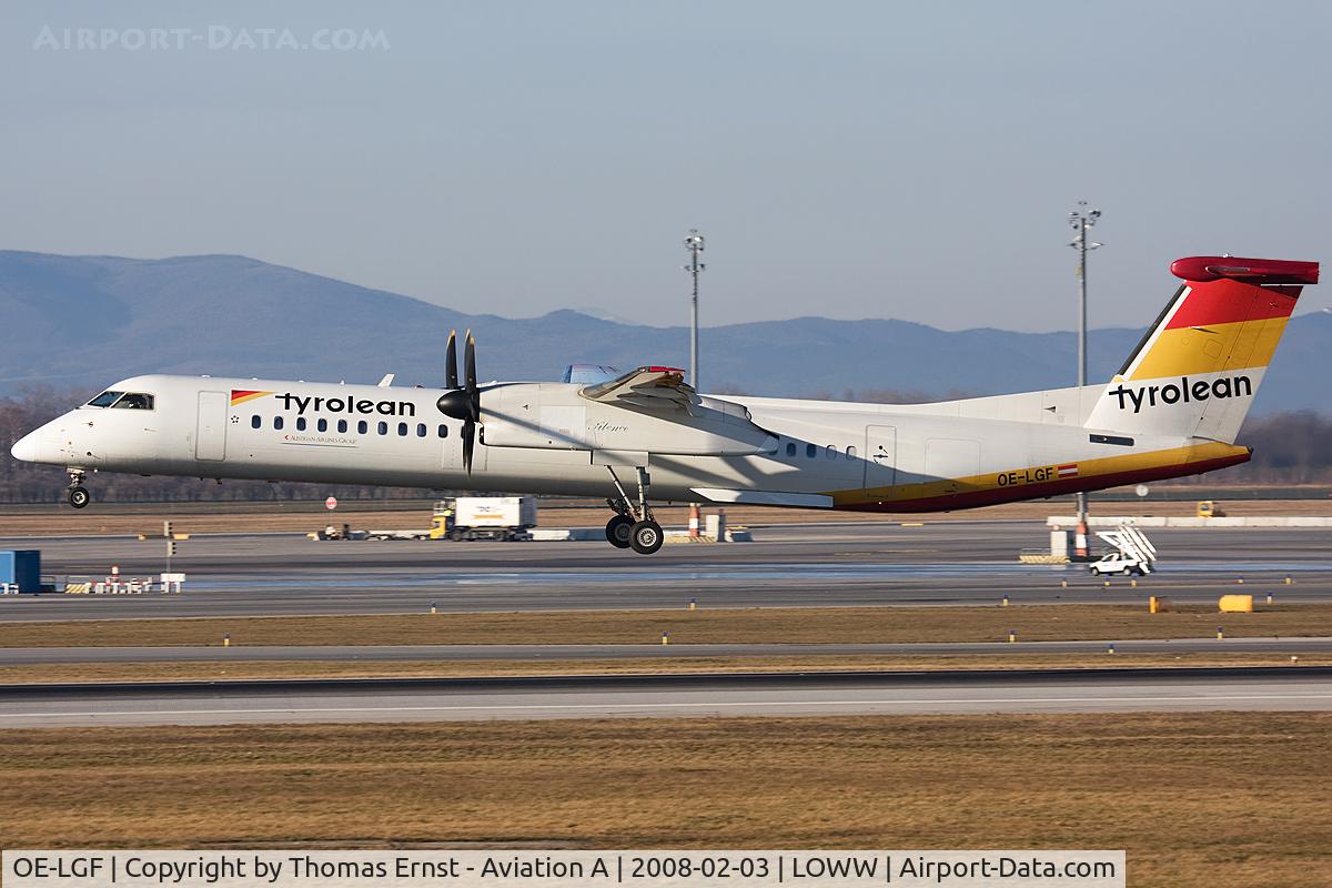 OE-LGF, 2002 De Havilland Canada DHC-8-402Q Dash 8 C/N 4068, Tyrolean Dash8-400