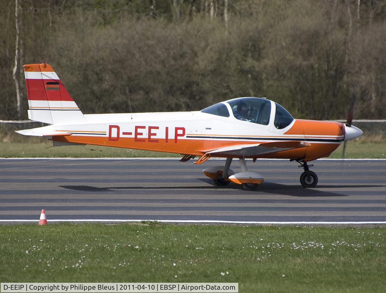 D-EEIP, Bolkow BO-209 Monsun 160RV C/N 152, Accelerating on rwy 05 for take off.