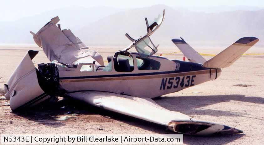 N5343E, 1959 Beech K35 Bonanza C/N D-5828, Crash 08/30/2003