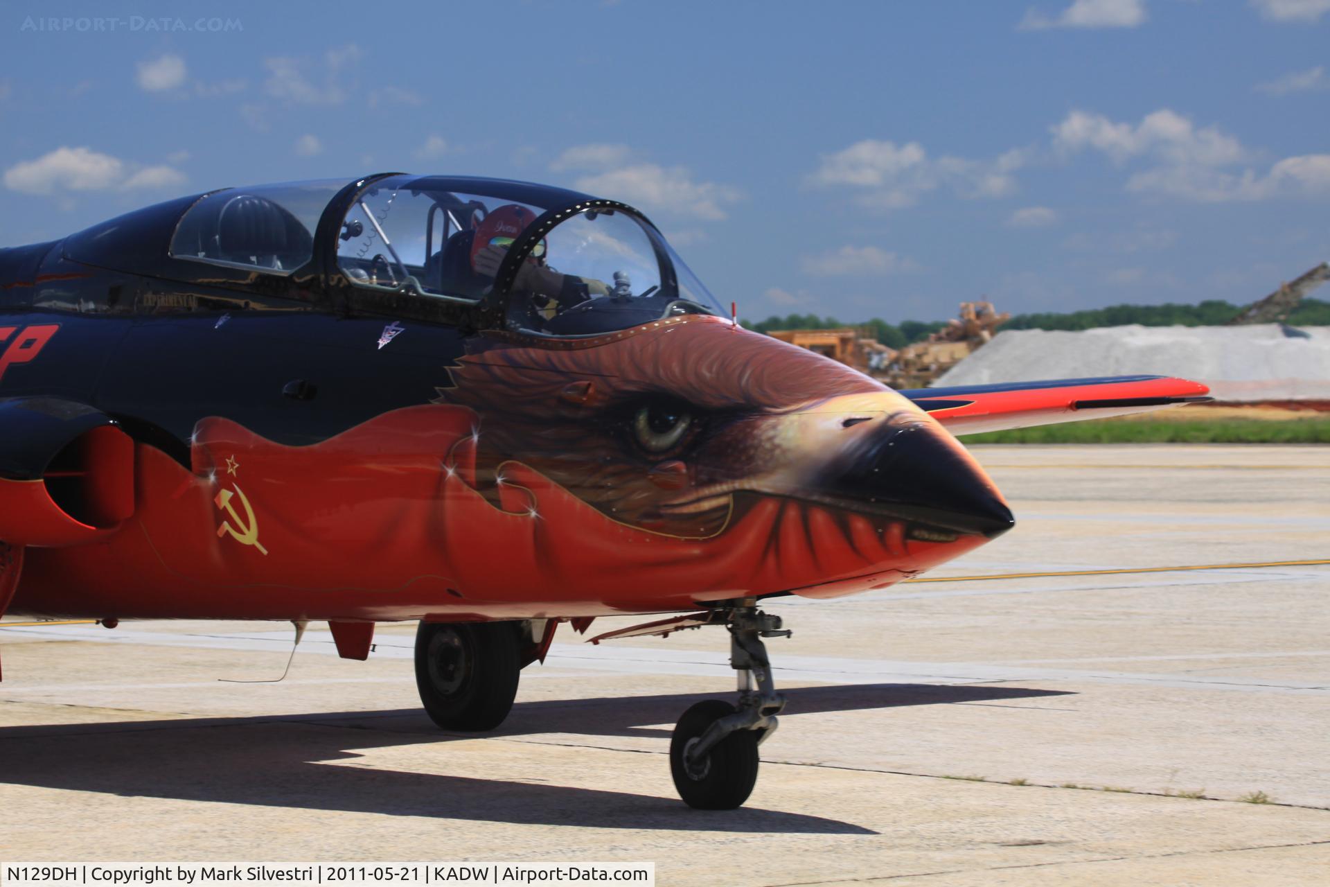 N129DH, 1965 Aero L-29 Delfin C/N 591324, 2011 Joint Base Andrews Airshow