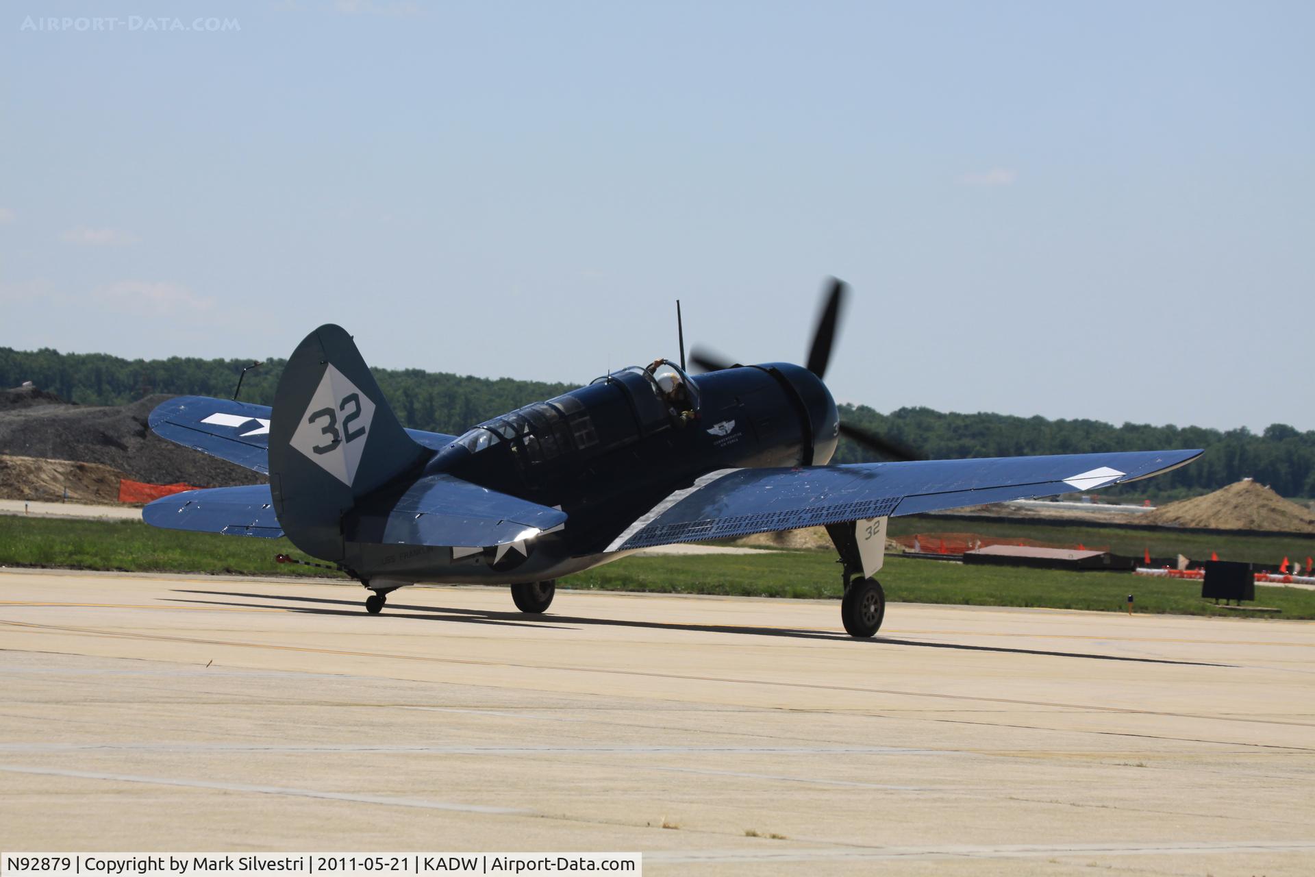N92879, 1944 Curtiss SB2C-5 Helldiver C/N 83725, 2011 Joint Base Andrews Airshow
