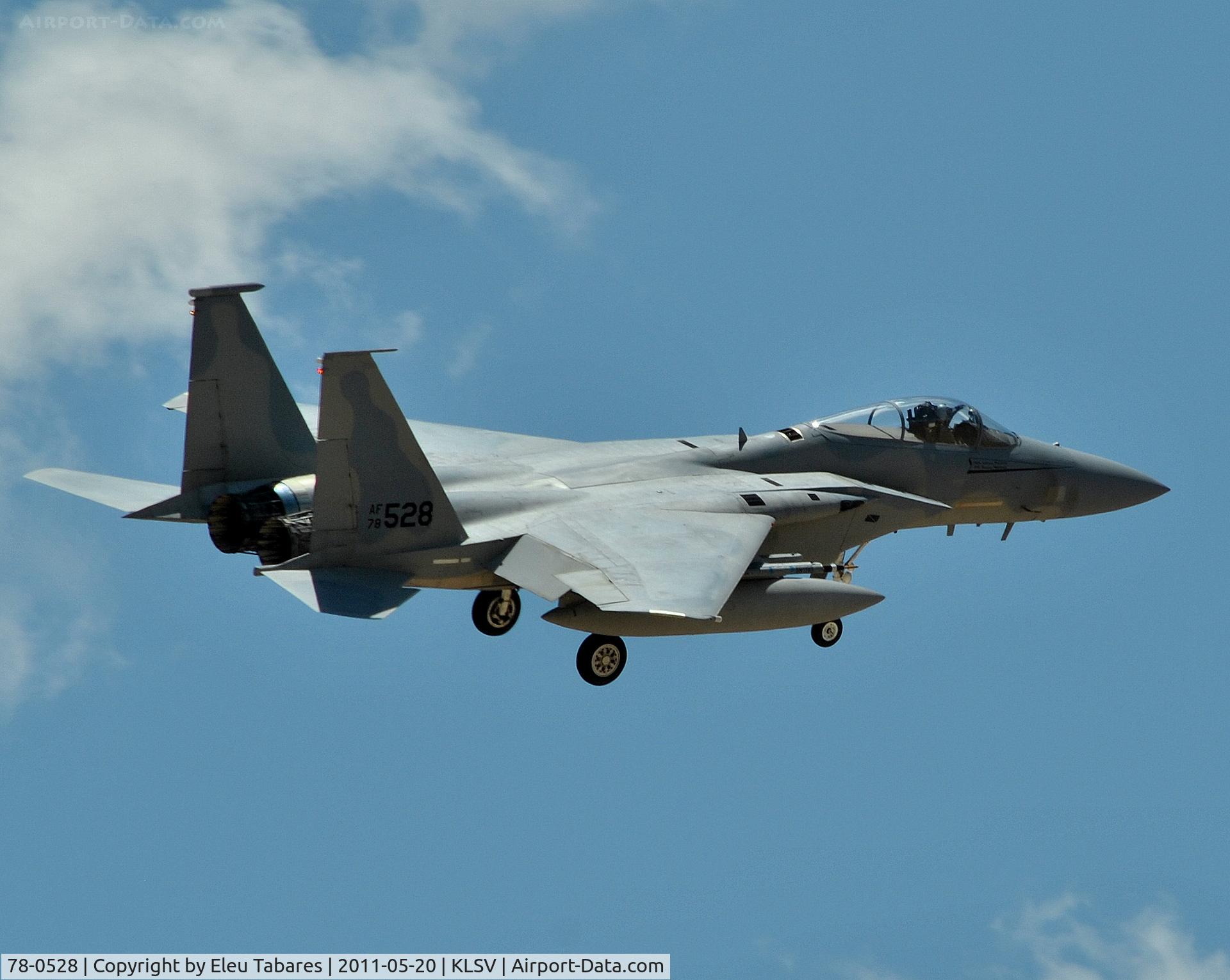 78-0528, McDonnell Douglas F-15C Eagle C/N 0517/C061, Taken during Green Flag Exercise in Nellis Air Force Base, Nevada.