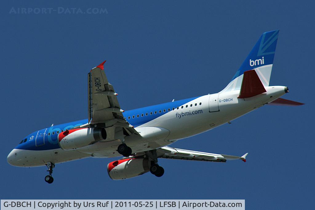 G-DBCH, 2006 Airbus A319-131 C/N 2697, daily flight MAN-BSL-MAN