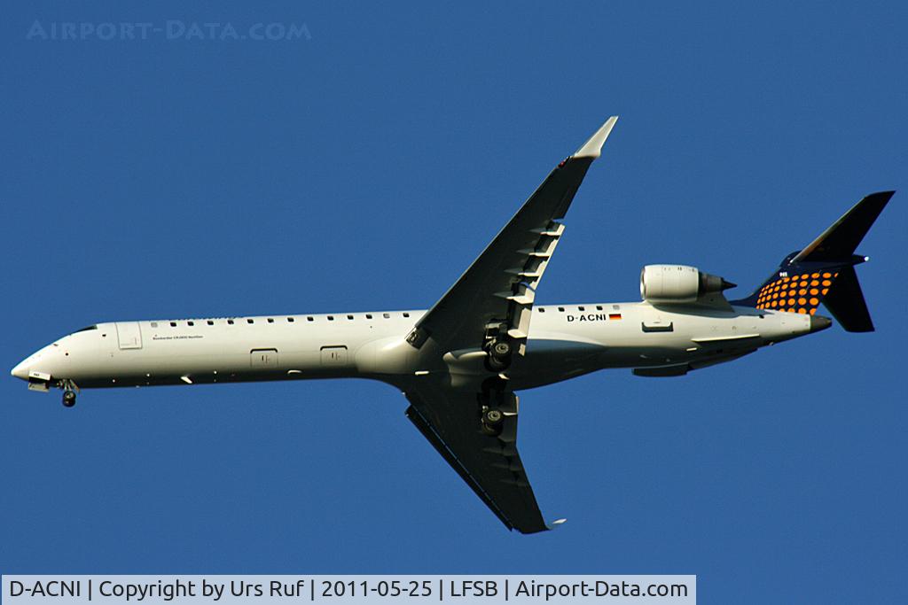 D-ACNI, 2009 Bombardier CRJ-900 NG (CL-600-2D24) C/N 15248, CRJ900 of Lufthansa inbound from FRA
