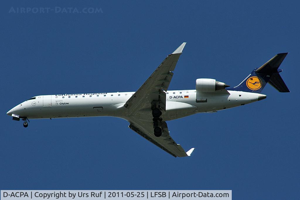 D-ACPA, 2001 Canadair CRJ-701ER (CL-600-2C10) Regional Jet C/N 10012, Lufthansa four-alpha-alpha from FRA