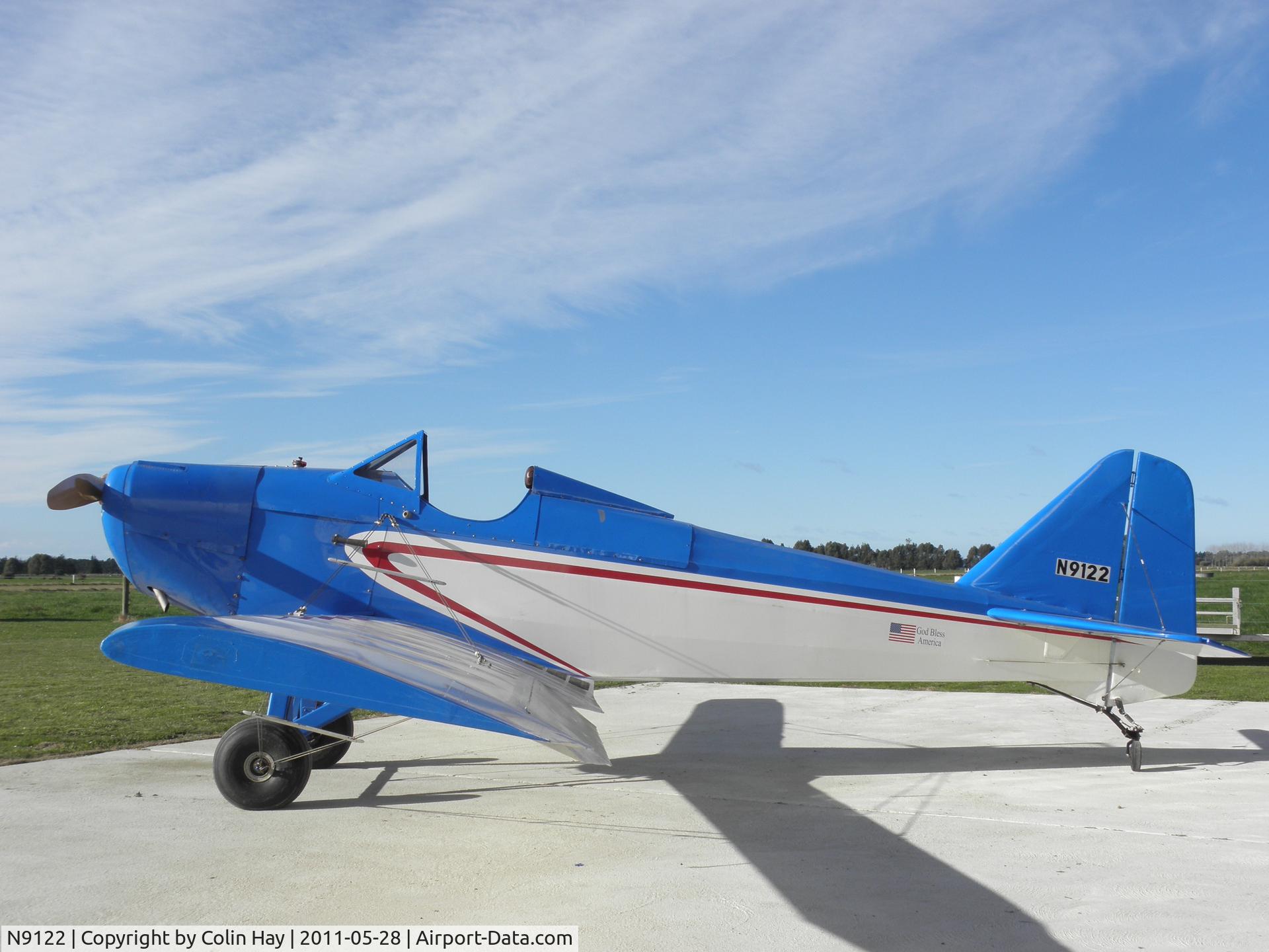 N9122, 1969 Bowers Fly Baby 1A C/N 65-16, N9122 reassembled at Oamaru,  New Zealand Saturday 28 May 2011. Awaits new N.Z. registration.