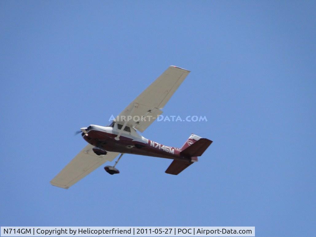 N714GM, Cessna 150M C/N 15079165, Shooting a missed approach, go around